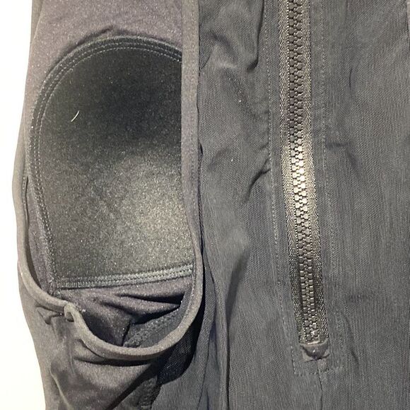 Bond-eye Wopmen's Black Sleeveless Racerback Mesh Padded Swimsuit Size Medium - Picture 9 of 10